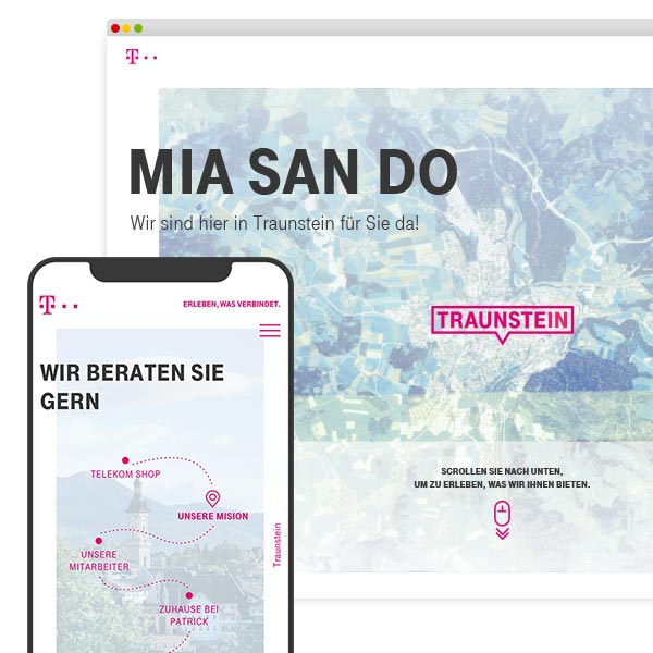 Telekom Traunstein Website